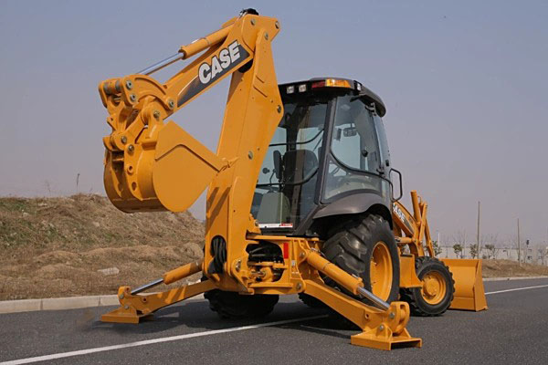backhoe loader outtrigger